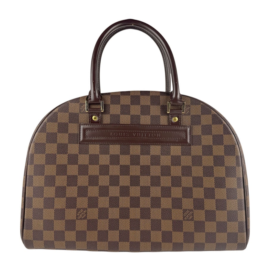 ルイ ヴィトン LOUIS VUITTON ハンドバッグ ダミエ ノリータ ダミエキャンバス ブラウン ゴールド レディース N41455【中古】 z8103