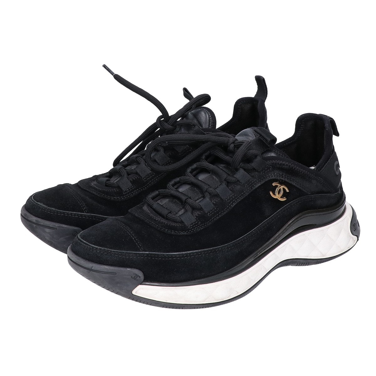 シャネル G45332 LOW TOP TRAINER スニーカー 41