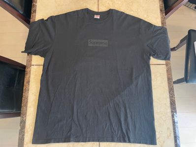 Supreme Tonal Box Logo Tee "Black"