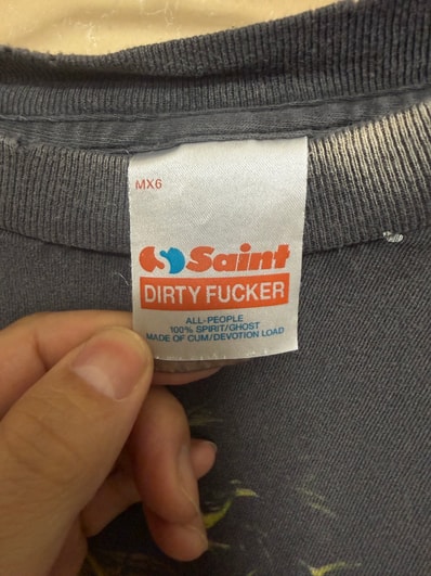 SAINT Mxxxxxx x Batman BTM_SS Tee_The Joker "Black" SM-HR8-0000-C53