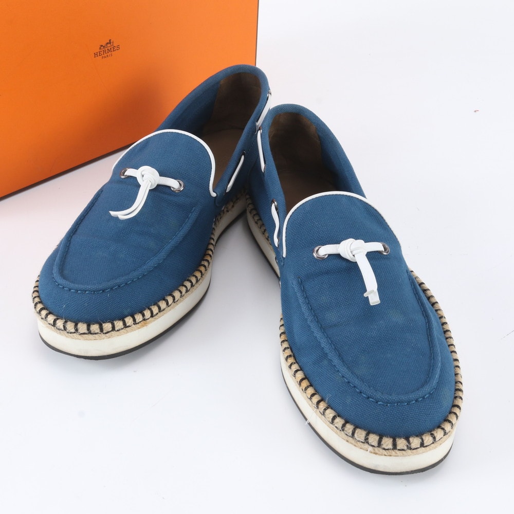 ■美品 エルメス オプティミスト エスパドリーユ 42 27cm