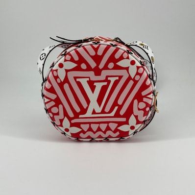 LOUIS VUITTON(ルイ・ヴィトン) LV クラフティ ボワット シャポー スープル M45364 ショルダーバッグ レッド×ピンク