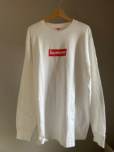 Supreme Box Logo L/S Tee "White"