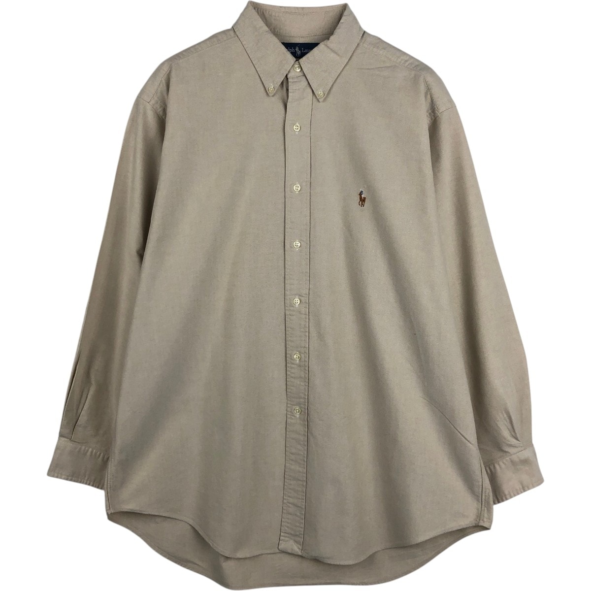 古着 ラルフローレン Ralph Lauren YARMOUTH 長袖 ボタンダウンシャツ メンズXL相当/eaa676889