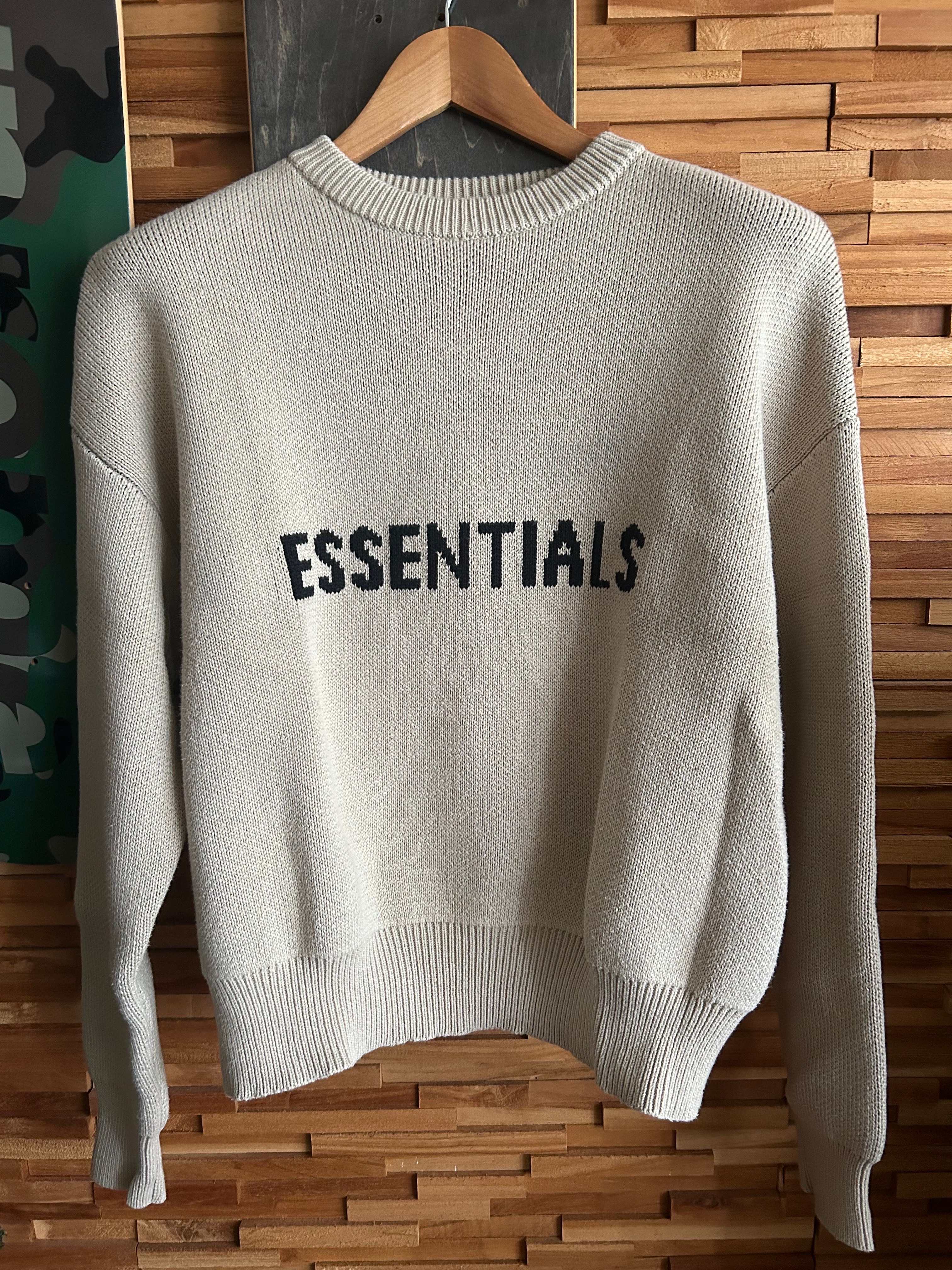 FEAR OF GOD ESSENTIALS Knit Sweater "Moss"