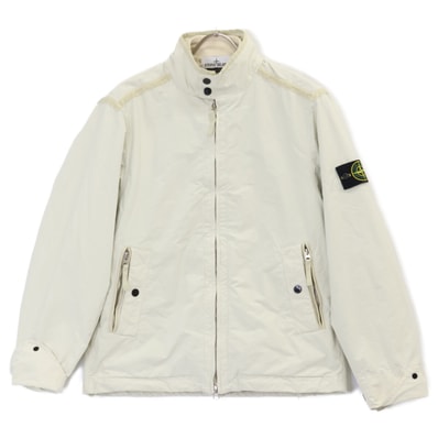 Stone Island 41531 David Light-TC Light Weight Canvas Bluson - 23FW "Stucco"