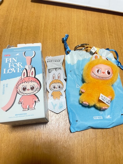 POP MART THE MONSTERS (LABUBU) Pin for Love Series-Vinyl Plush Pendant (N-Z) Y