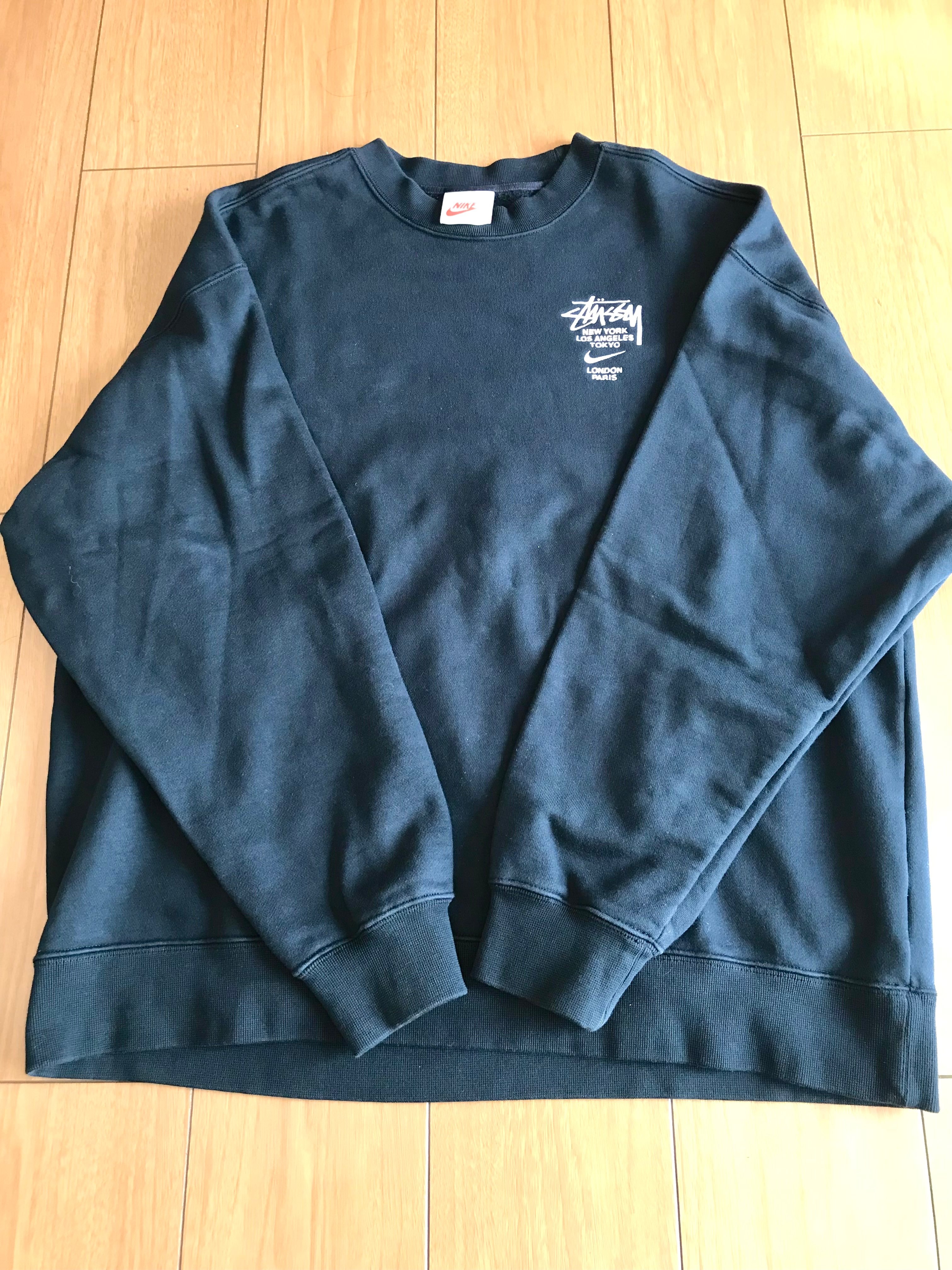 Nike x Stussy International Crewneck Sweatshirt (US Size) "Black" DC4198-010