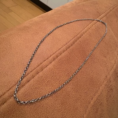Chrome Hearts Roll Chain Necklace "Silver"