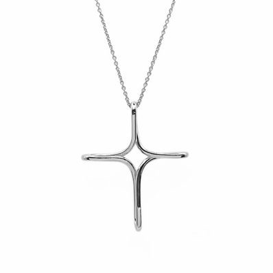 TIFFANY&Co. ティファニー インフィニティクロス エルサ・ペレッティ ネックレス
ペンダント ロザリオ SV925 シルバー 新品仕上済 ユニセックス
【中古】