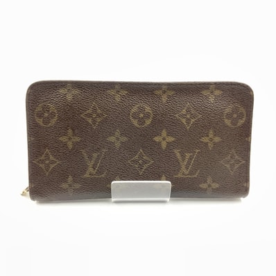 〇〇LOUIS VUITTON ルイヴィトン モノグラム ポルトモネ ジップ ラウンドファスナー長財布 M61727 ブラウン
