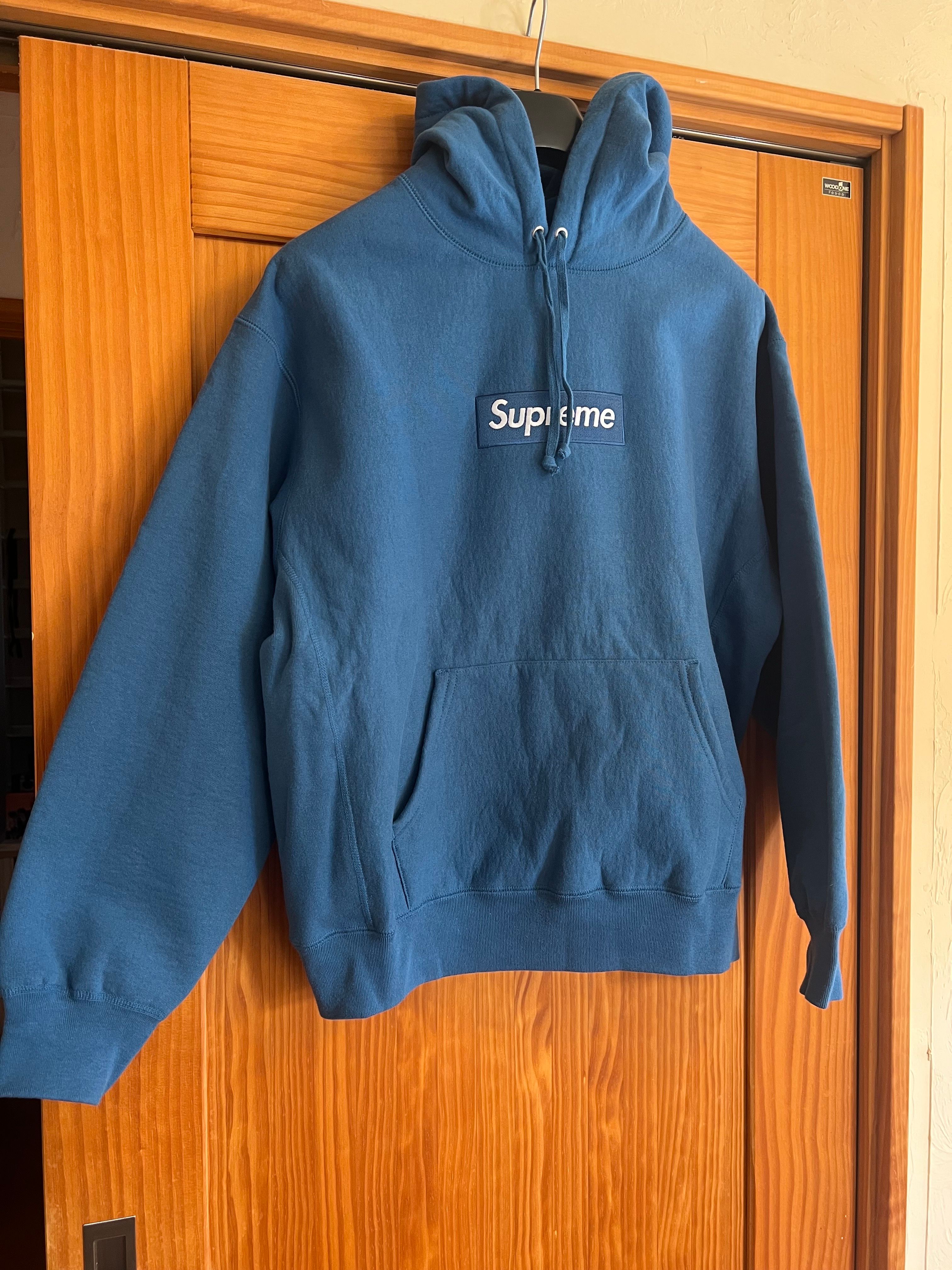 Supreme Box Logo Hooded Sweatshirt "Blue" (23FW)