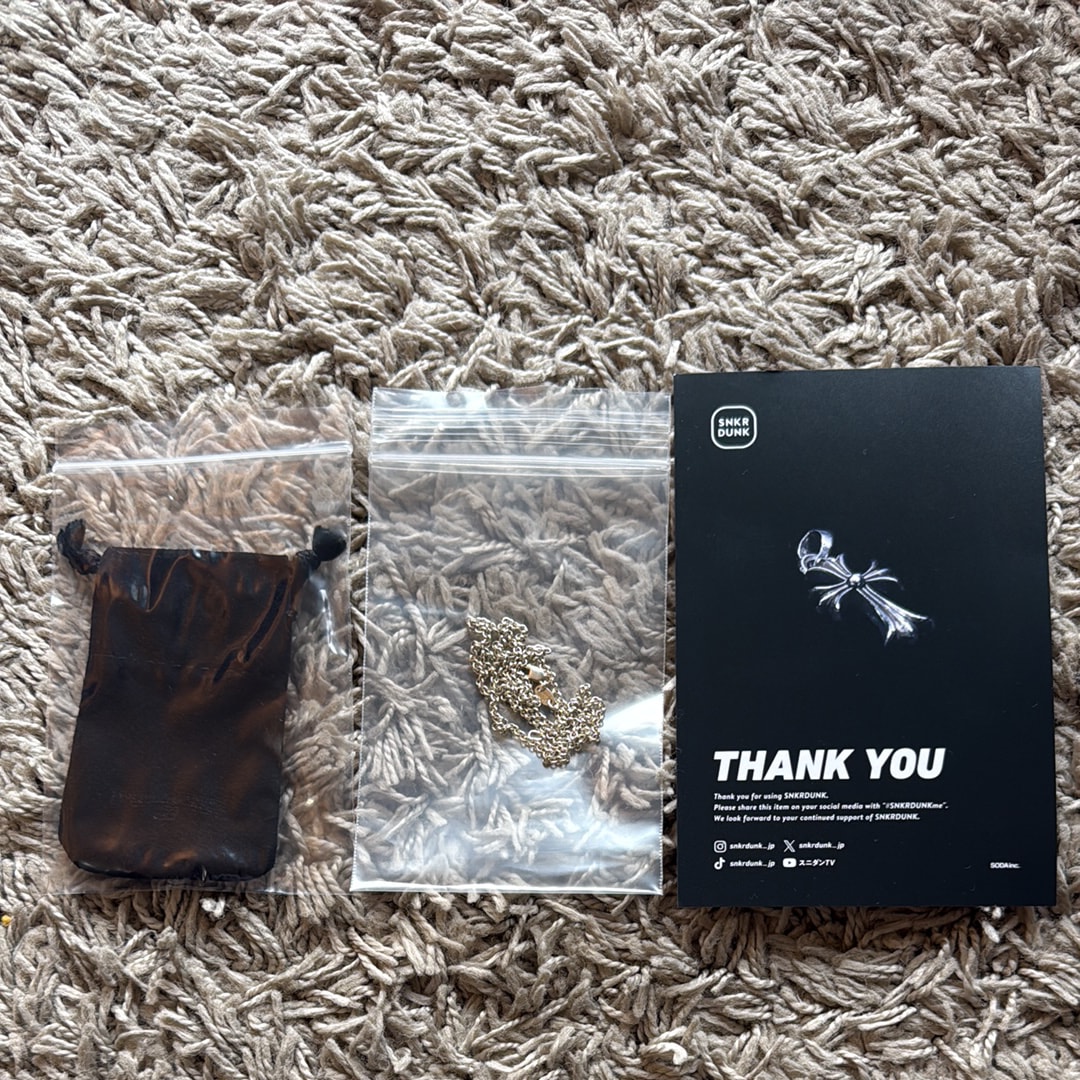 Chrome Hearts Roll Chain Necklace "Silver"