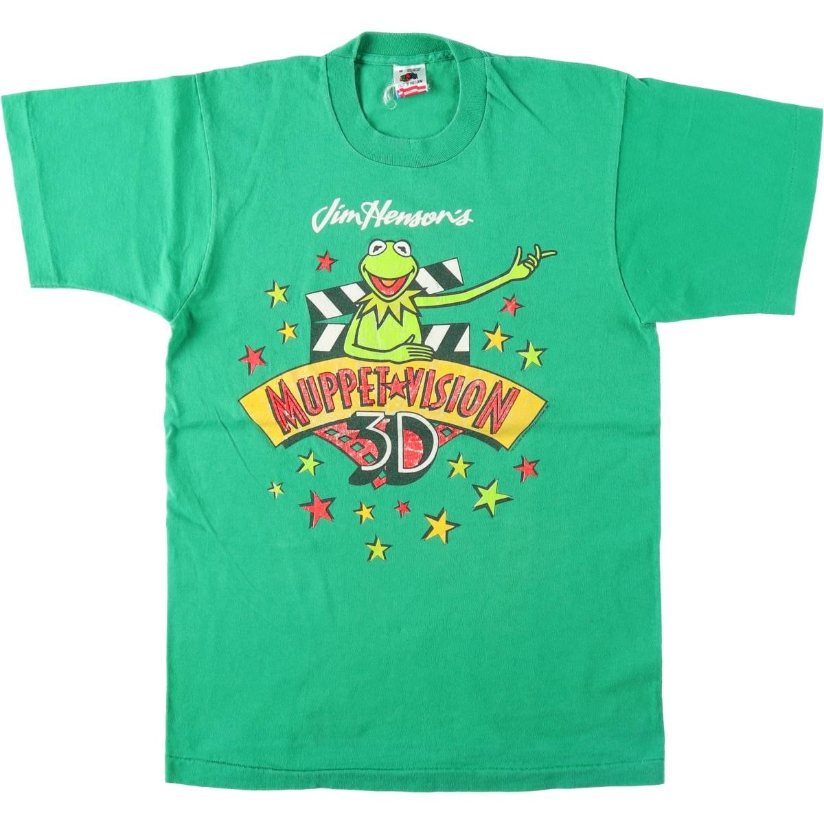 古着 90年代 フルーツオブザルーム FRUIT OF THE LOOM MUPPET VISION 3D マペット ビジョン3D キャラクタープリントTシャツ USA製 レディースM相当 ヴィンテージ/eaa635801