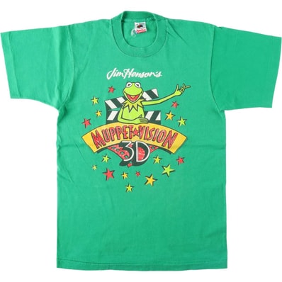 古着 90年代 フルーツオブザルーム FRUIT OF THE LOOM MUPPET VISION 3D マペット ビジョン3D キャラクタープリントTシャツ USA製 レディースM相当 ヴィンテージ/eaa635801