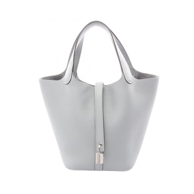 エルメス HERMES ピコタンロックPM ブルーグラシエ ハンドバッグ バッグ トリヨンクレマンス トリヨンクレマンス K刻印(2025年製造) レディース ブルー系 【中古】