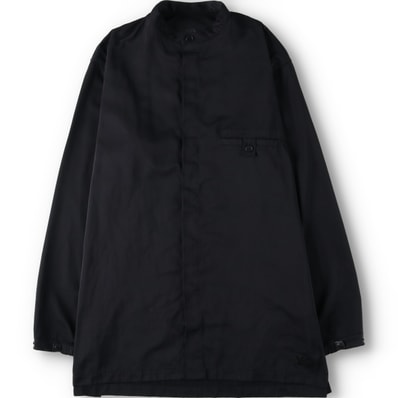 古着 ワイスリー Y-3 2024S/S Nylon Twill Overshirt バンドカラー シャツジャケット メンズS相当/yaa000415