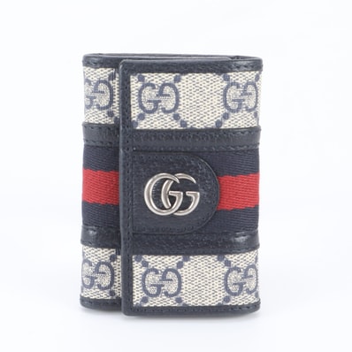 ■美品 グッチ GGスプリーム 603732 キーケース
