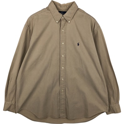 古着 ラルフローレン Ralph Lauren BLAKE 長袖 ボタンダウンシャツ メンズXL相当/eaa615242