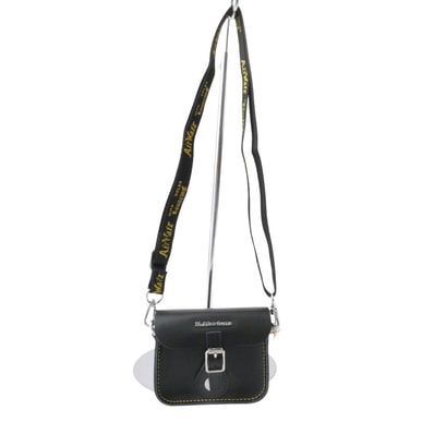 Dr.Martens ドクターマーチン バッグ AD105001 5inch SATCHEL BAG 5インチ サッチェル バッグ ブラック系 シルバー系【極上美品】【中古】