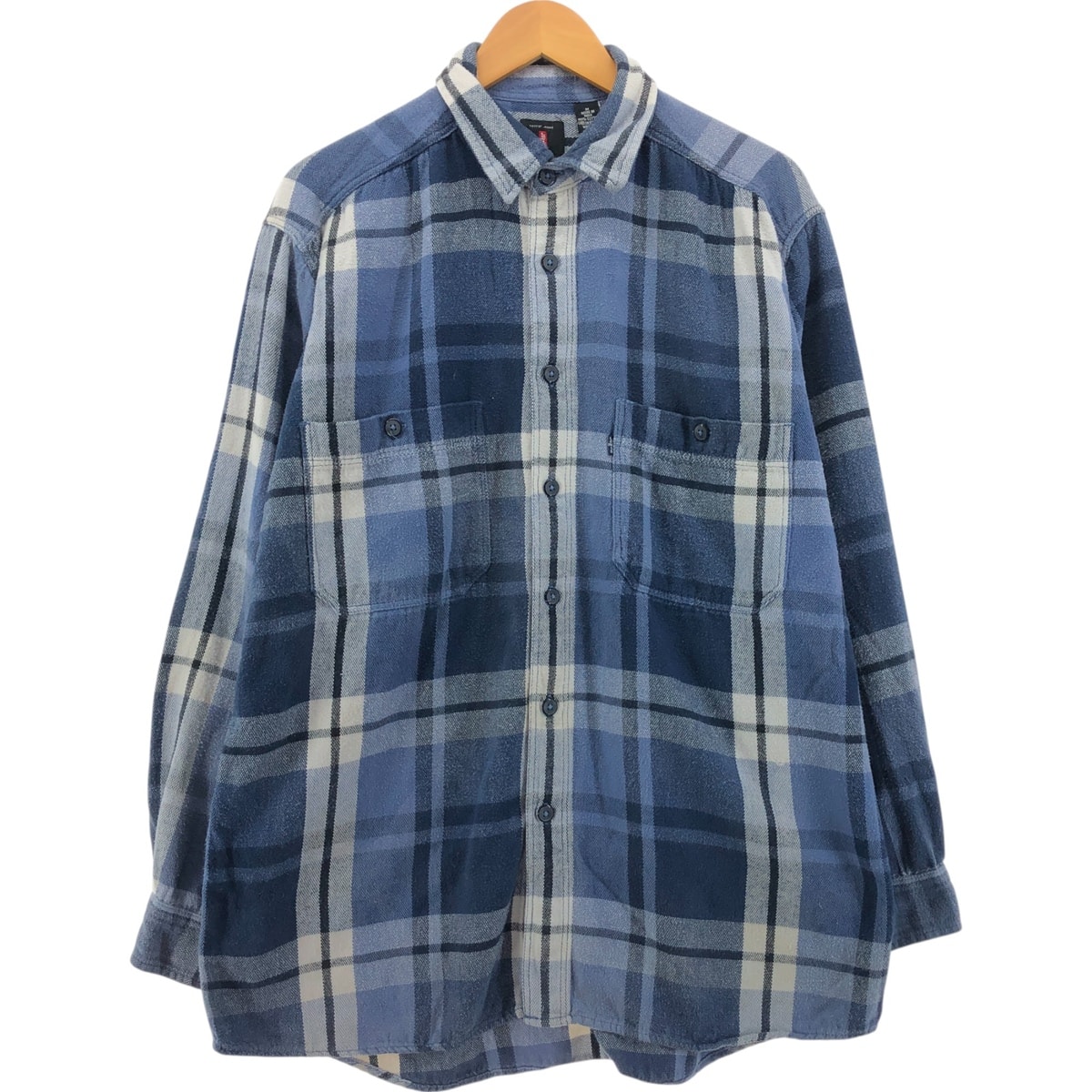 古着 リーバイス Levi's 長袖 ヘビーネルチェックシャツ メンズM相当/eaa542664