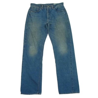 orSlow オアスロウ デニムパンツ denim pants セルビッチ ボタンフライ デニム パンツ コットン 日本製 インディゴブルー系 2【中古】