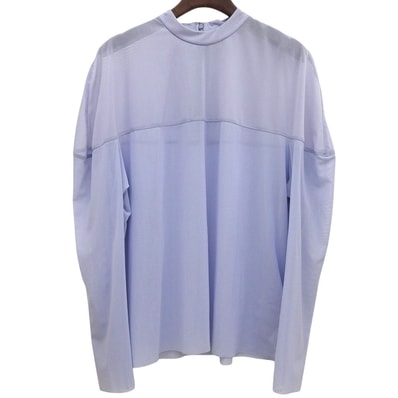 クラネ 新品同様 SHEER MESH CURVE SLEEVE TOPS トップス レディース ブルー 1 16122-4152 24SS 1