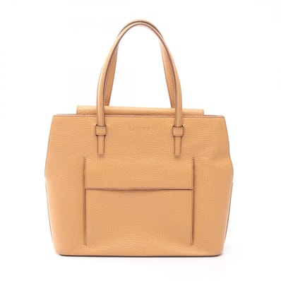 ロエベ LOEWE ハンドバッグ バッグ レザー レディース ベージュ系 【中古】
