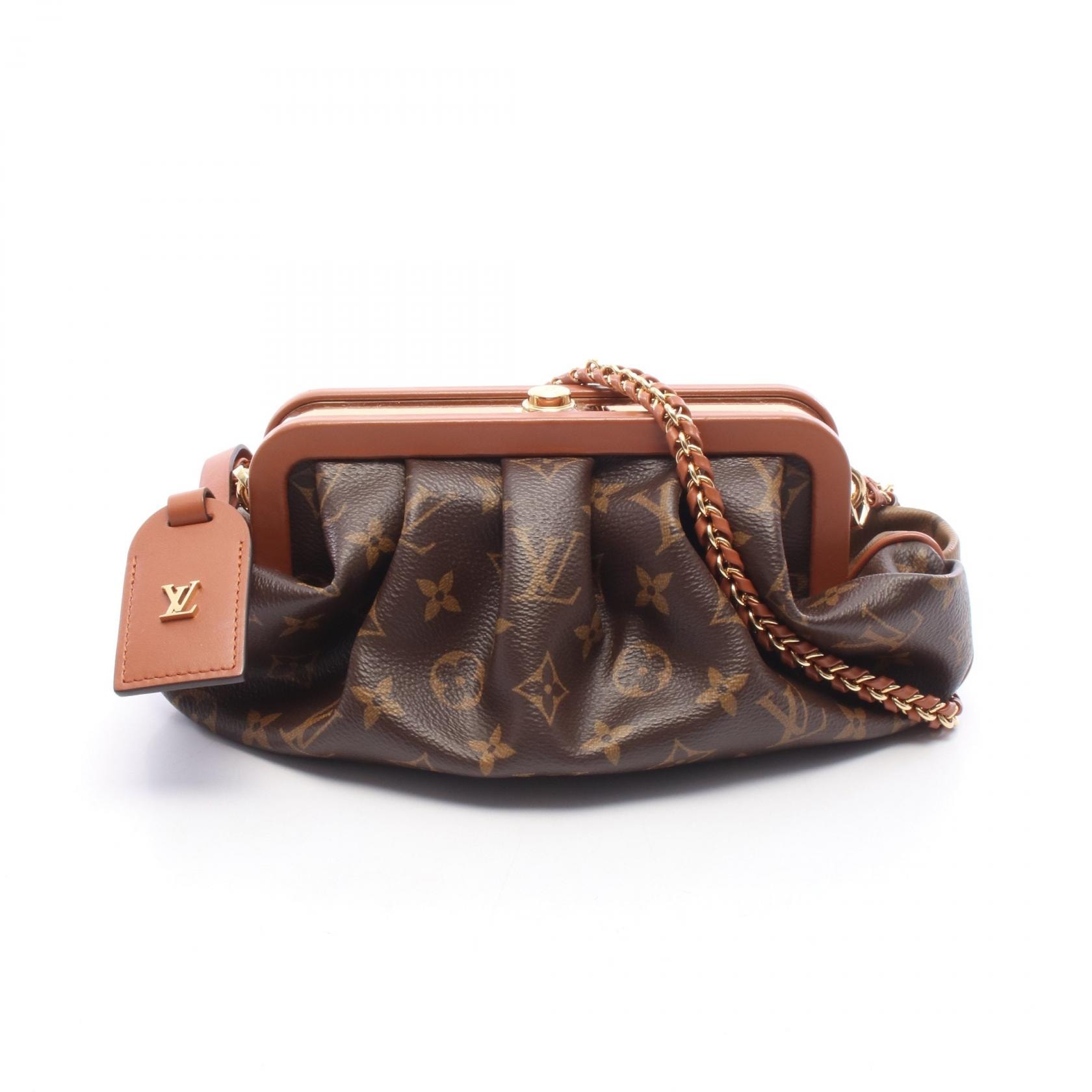 ルイ・ヴィトン LOUIS VUITTON ブルシコEW ショルダーバッグ バッグ PVCコーティングキャンバス レザー モノグラム・リバース レディース ブラウン系 M45229 【中古】