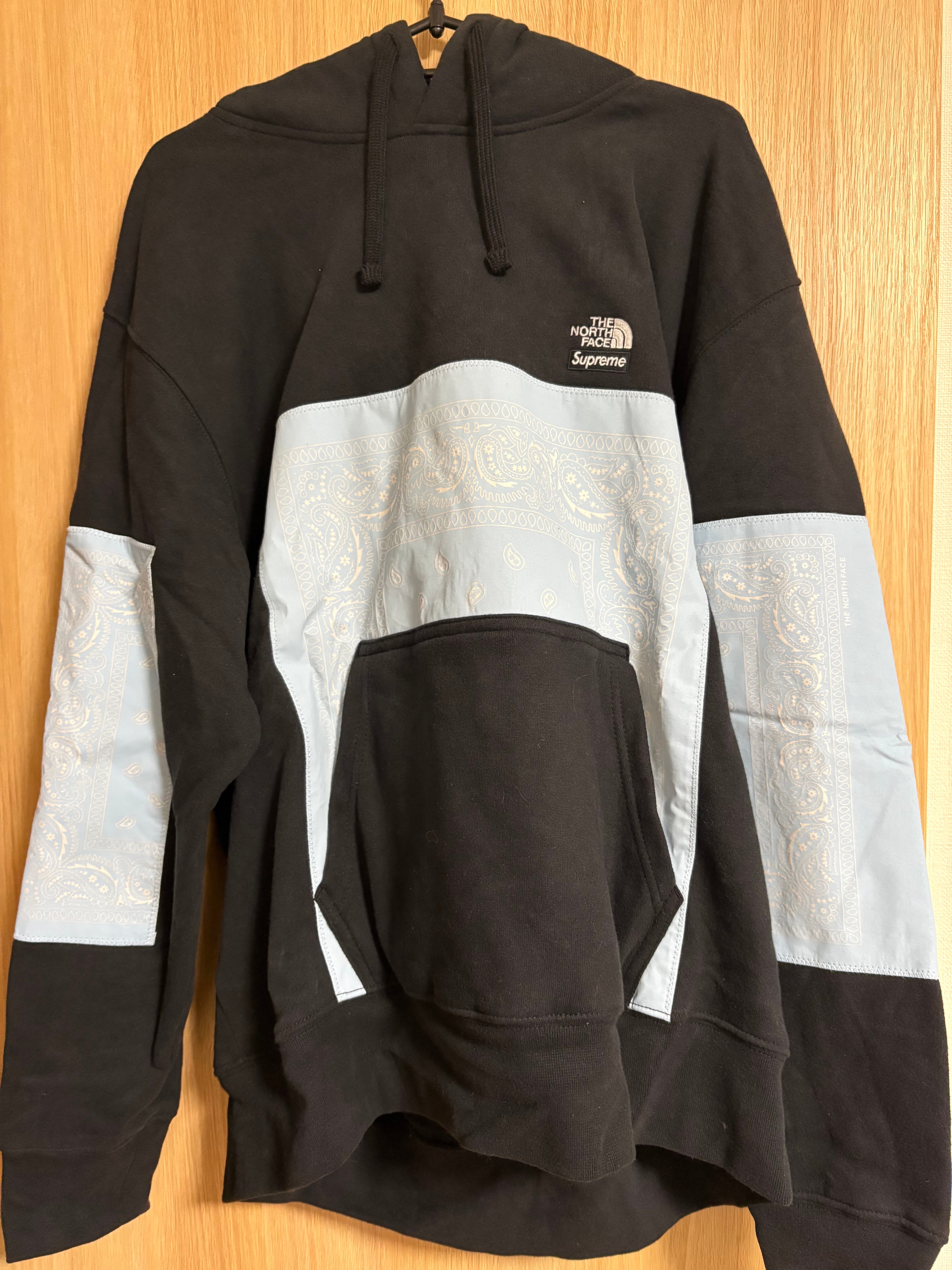 Supreme x The North Face Bandana Hooded Sweatshirt "Black"