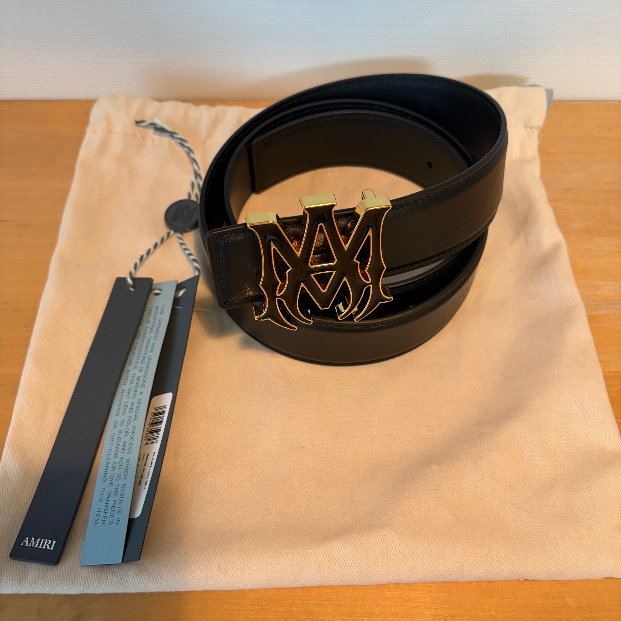 AMIRI Belts "Black"