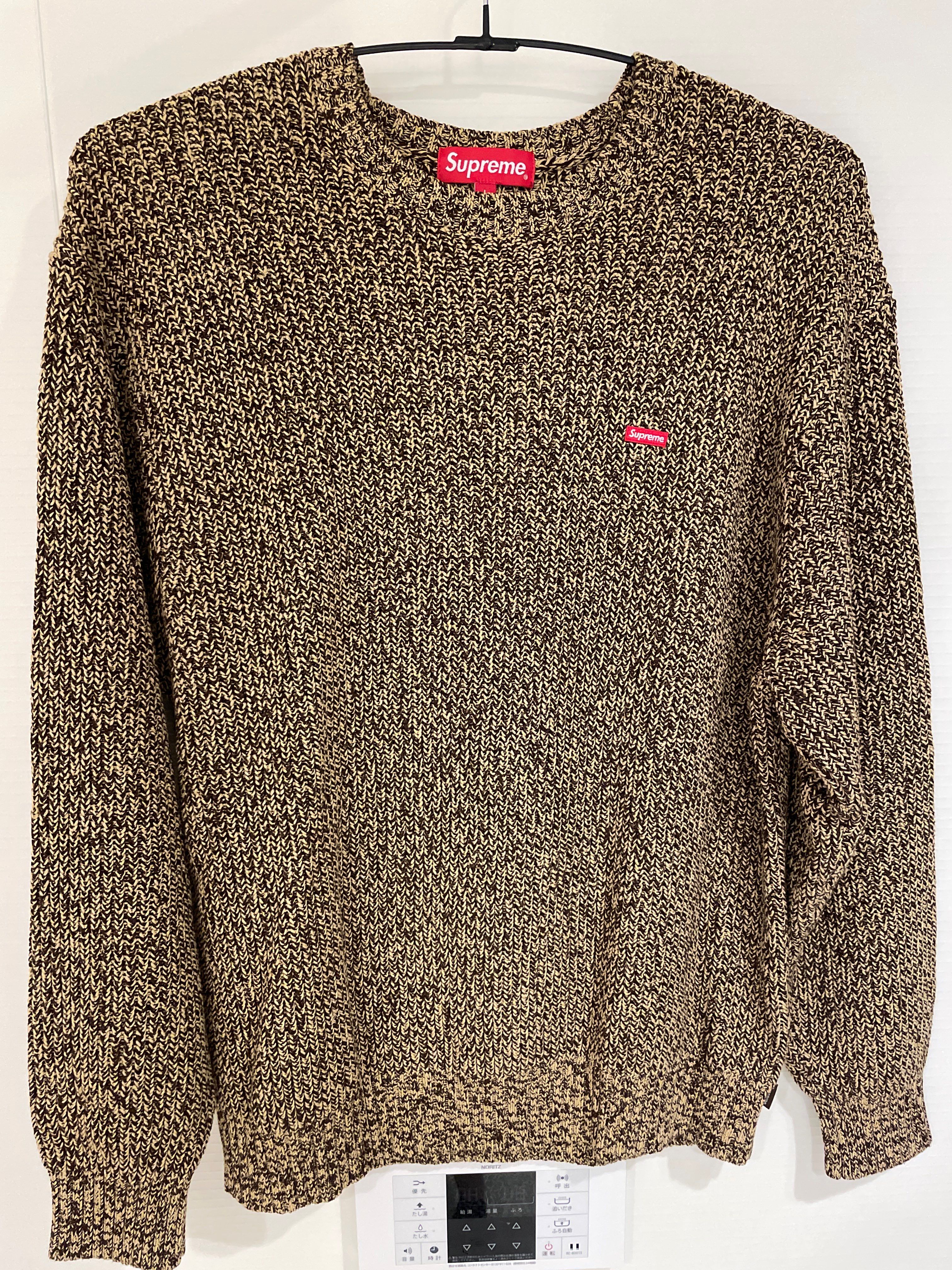 Supreme Melange Rib Knit Sweater "Brown"