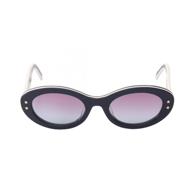 ディオール Dior DiorPacific サングラス 衣料品 プラスチック レディース ネイビー系 / ホワイト系 【中古】