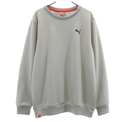 PUMA プーマ 長袖 スウェット トレーナー O グレー