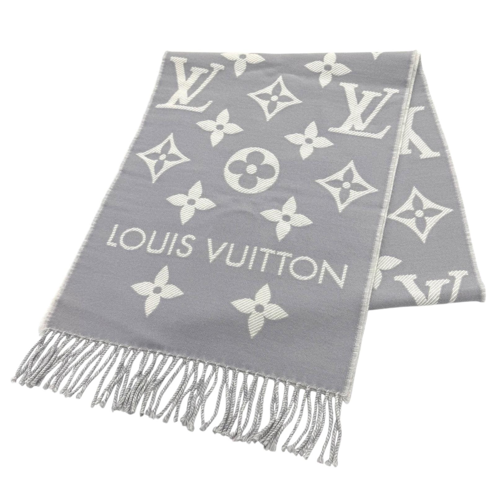 極美品 ルイヴィトン マフラー LV エセンシャル 170×34 M77727