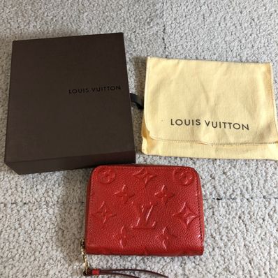 Louis Vuitton Monogram Amplant Zippy Coin Purse "Cerise"