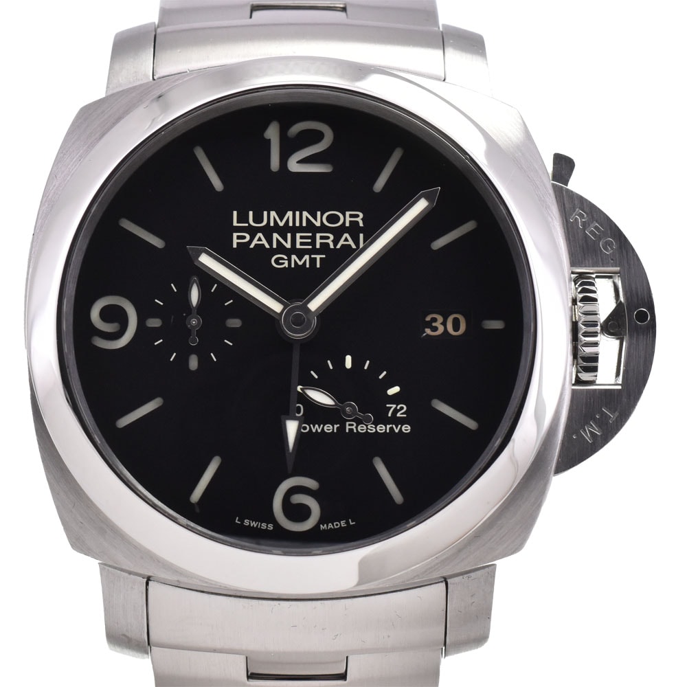 値下 パネライ PANERAI PAM00347 ルミノール 1950 GMT 自動巻き メンズ 美品 箱・保証書付き P#145956