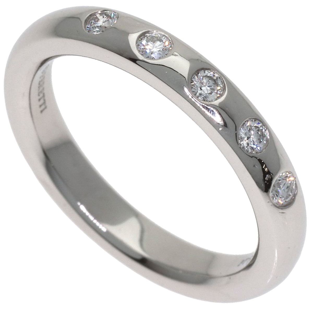 TIFFANY&Co. ティファニー ウェディング 5P ダイヤモンド リング・指輪 PT950 レディース [中古]