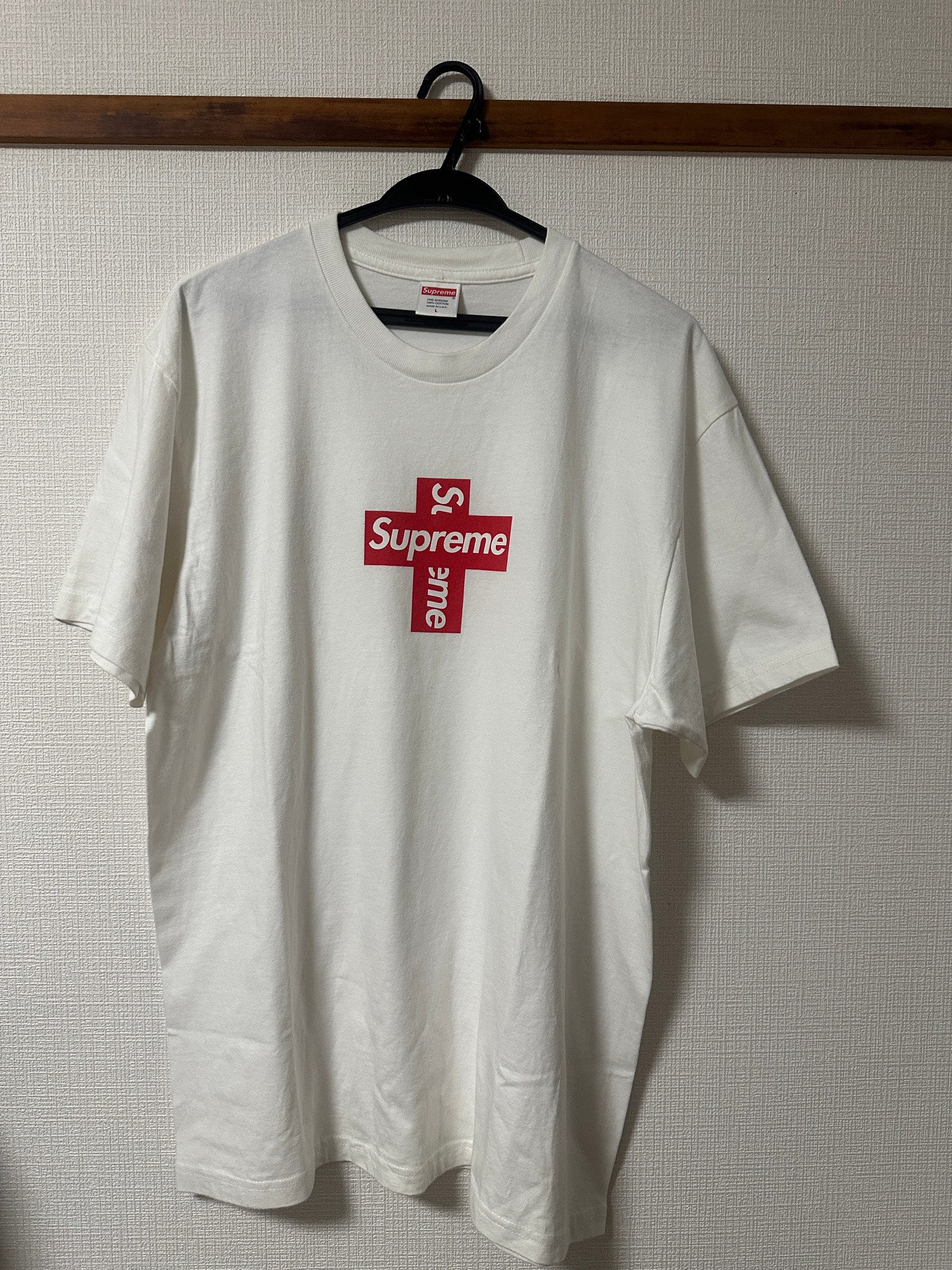 Supreme Cross Box Logo Tee "White"