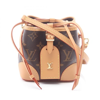 ルイ・ヴィトン LOUIS VUITTON ノエ パース モノグラム ショルダーバッグ バッグ PVCコーティングキャンバス レザー モノグラム レディース ブラウン系 M57099 【中古】