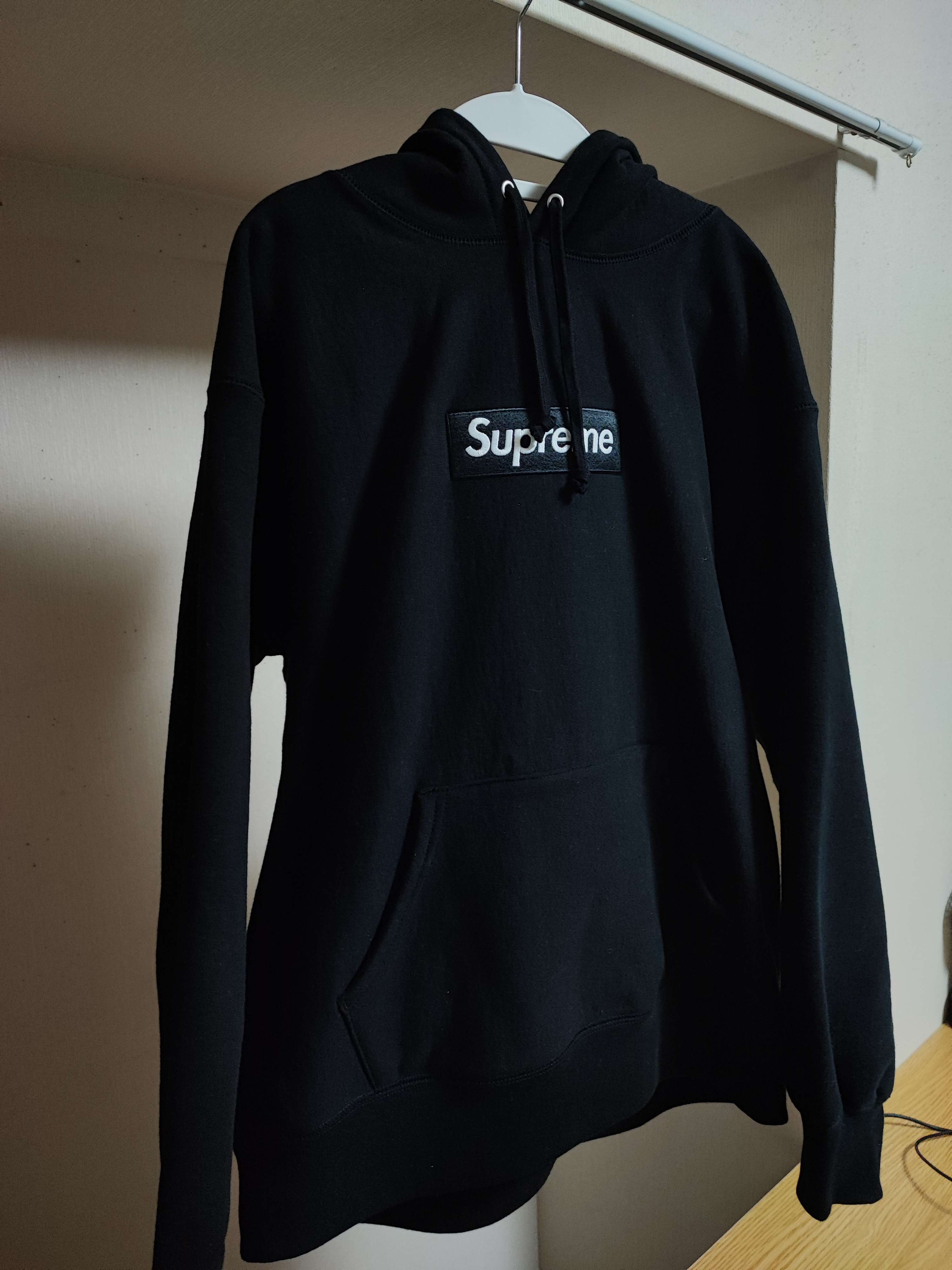 Supreme Box Logo Hooded Sweatshirt "Black" (21FW)