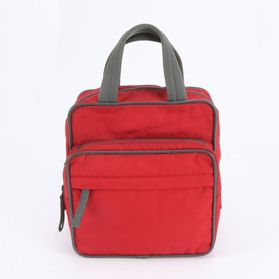 プラダ スポーツ ナイロン レッド 4VS050 ハンドバッグ