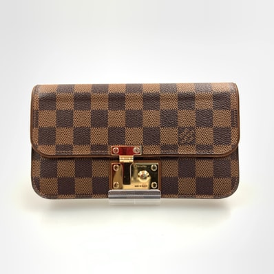 〇〇LOUIS VUITTON ルイヴィトン ルイヴィトン ダミエ ポルトフォイユ アスコット 長財布 N63171 ブラウン