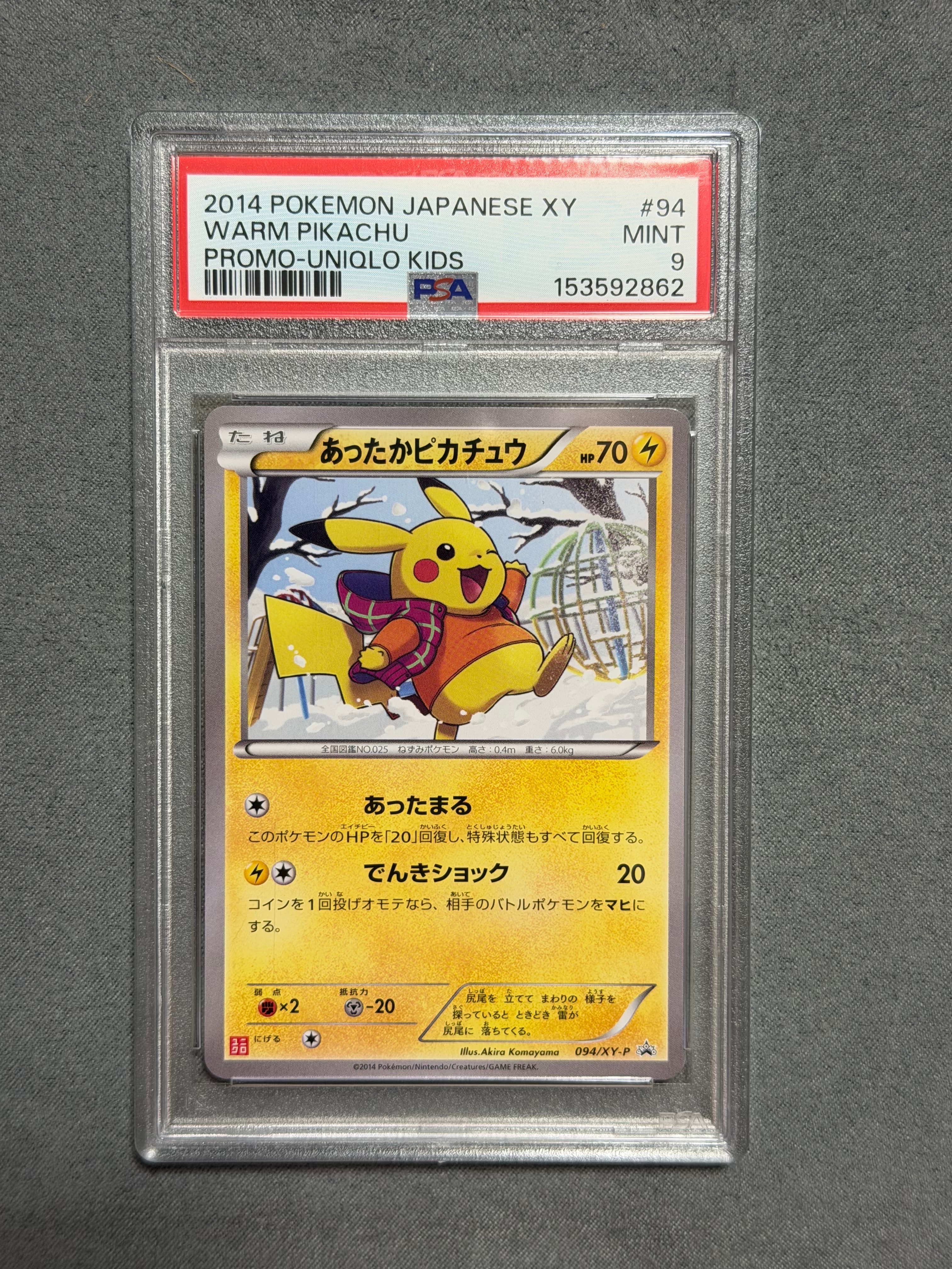 あったかピカチュウ: プロモ[XY-P 094/XY-P](プロモーションカード「XY-P」)