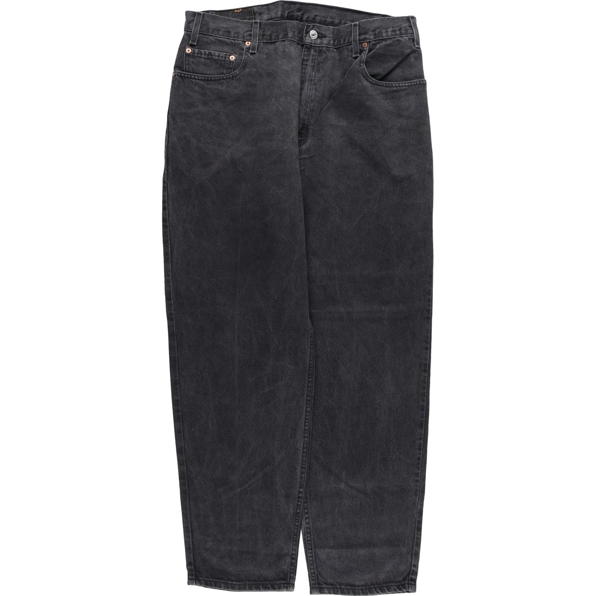 古着 00年代 リーバイス Levi's 40562-7113 LOOSE FIT TAPERED LEG ブラックデニム テーパードデニムパンツ メンズw37相当/eaa483001
