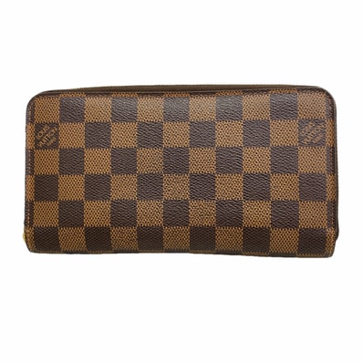 ★最終価格【6he4501】ルイヴィトン 長財布 ダミエ ジッピーウォレット N60015 エベヌ【中古】メンズ レディース ユニセックス