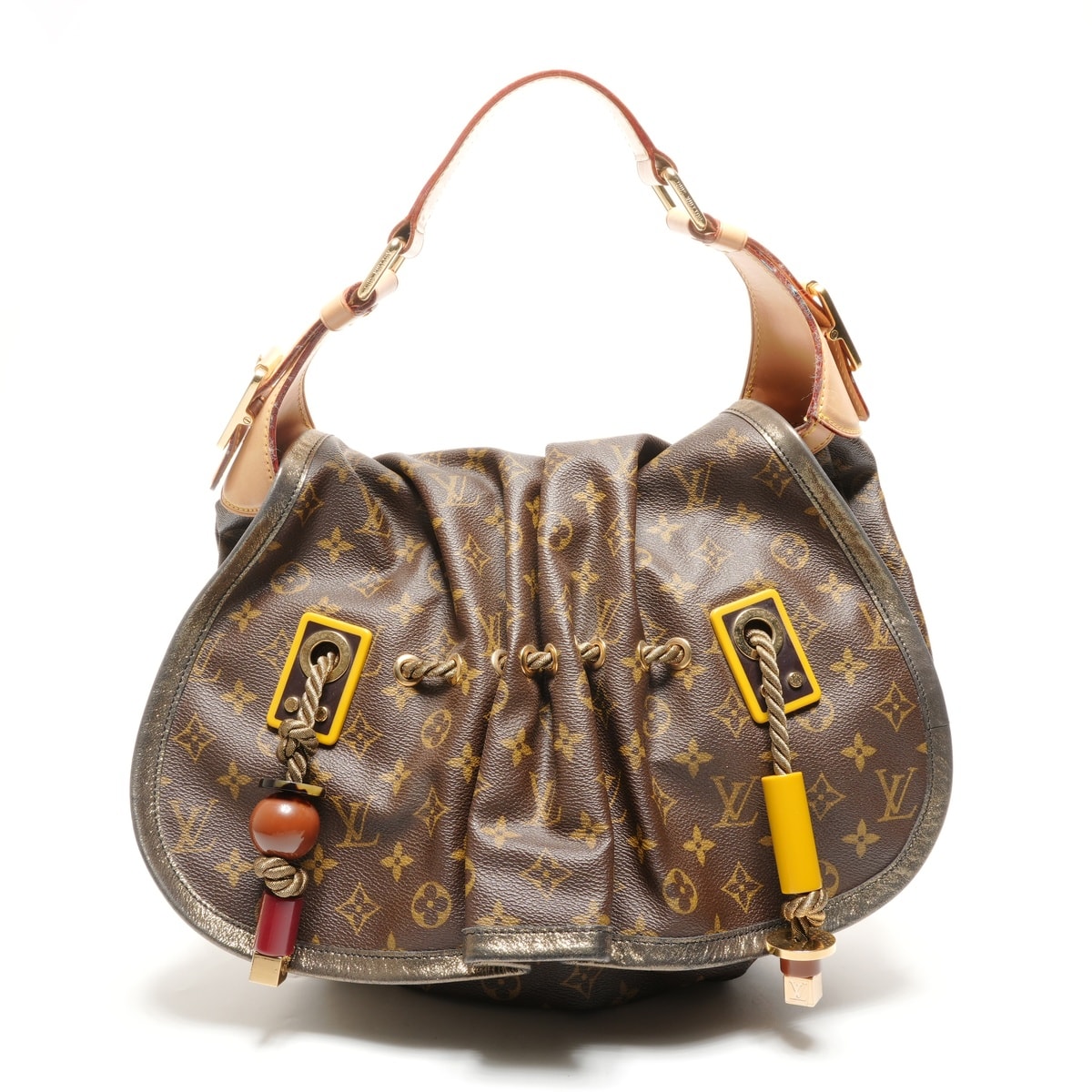ヴィトン LV 2009年製 カラハリGM モノグラム ショルダーバッグ【中古】