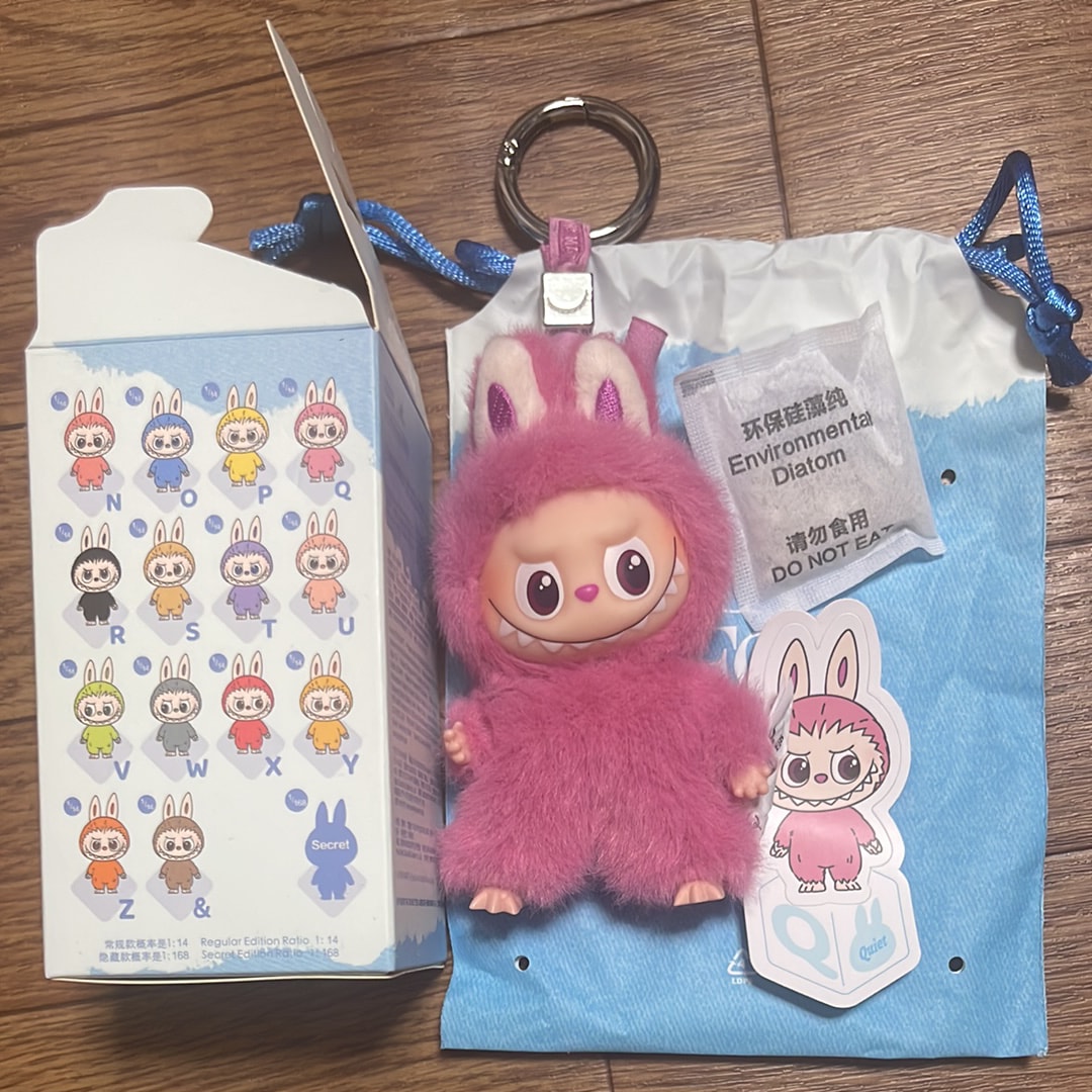 POP MART THE MONSTERS (LABUBU) Pin for Love Series-Vinyl Plush Pendant (N-Z) Q