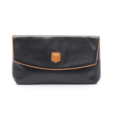 セリーヌ CELINE セカンドバッグ クラッチバッグ バッグ レザー レディース ブラック系 / ブラウン系 【中古】