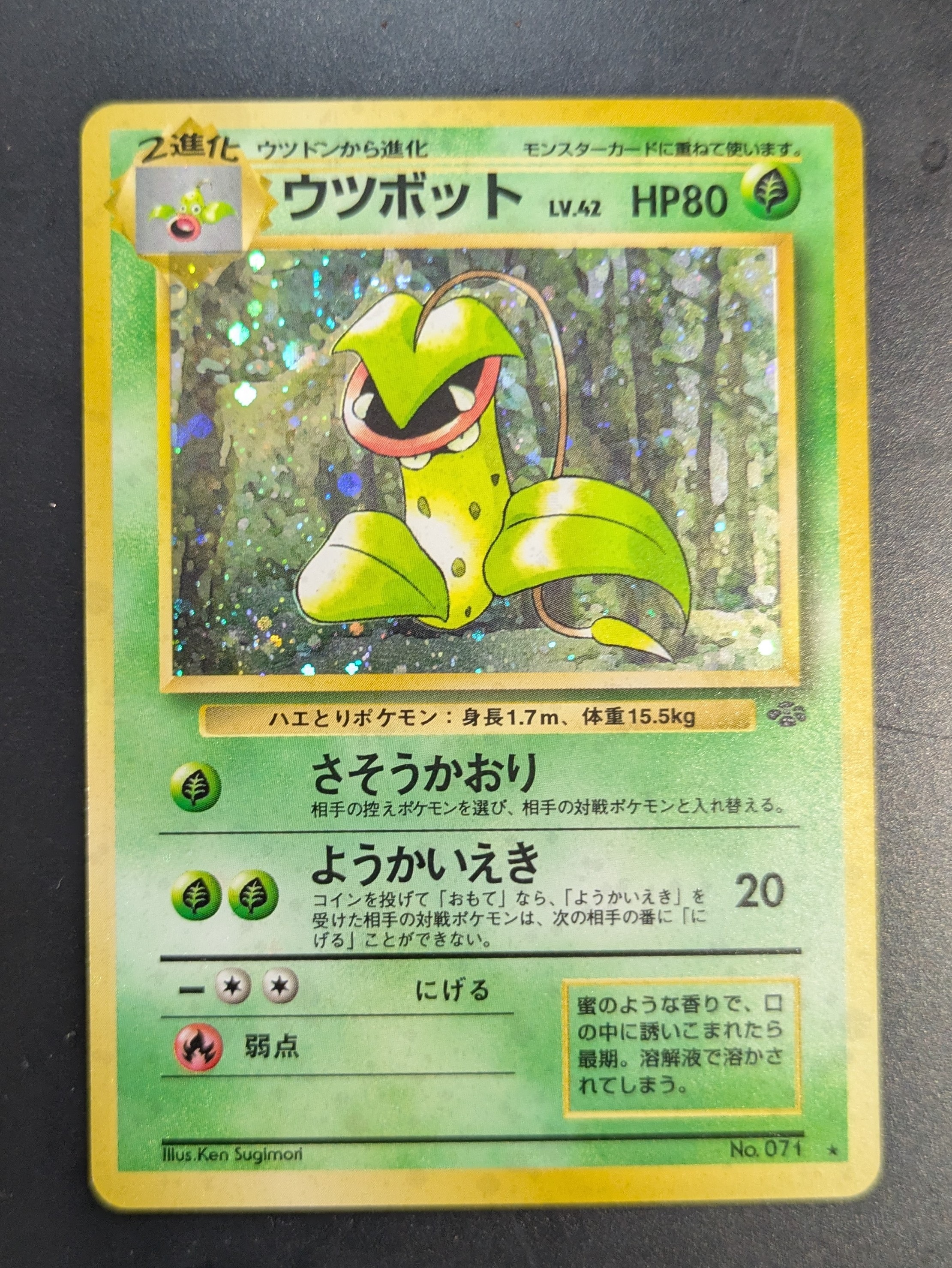 ウツボット R: 旧裏 [PMCG2 No.071](拡張パック「ポケモンジャングル」)